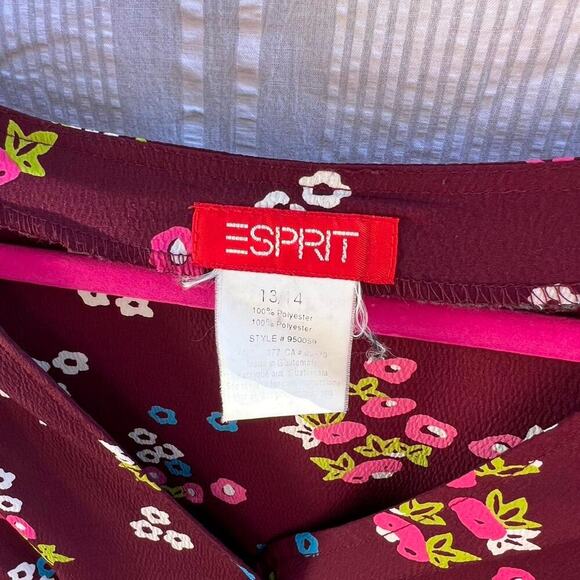 Vintage 90s Esprit BabyDoll Dress Size 13 Juniors - Picture 6 of 6